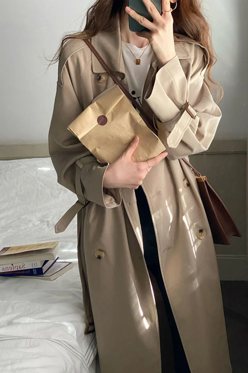 Женская модель 2021 новое корейское пальто средней длины маленького размера |