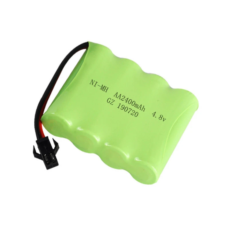 

2400mah 4.8v Rechargeable Battery For Rc toys Cars Tanks Robots Guns Rc Boats NiMH Battery AA 4.8v 2400mah Batteries Pack 3PCS