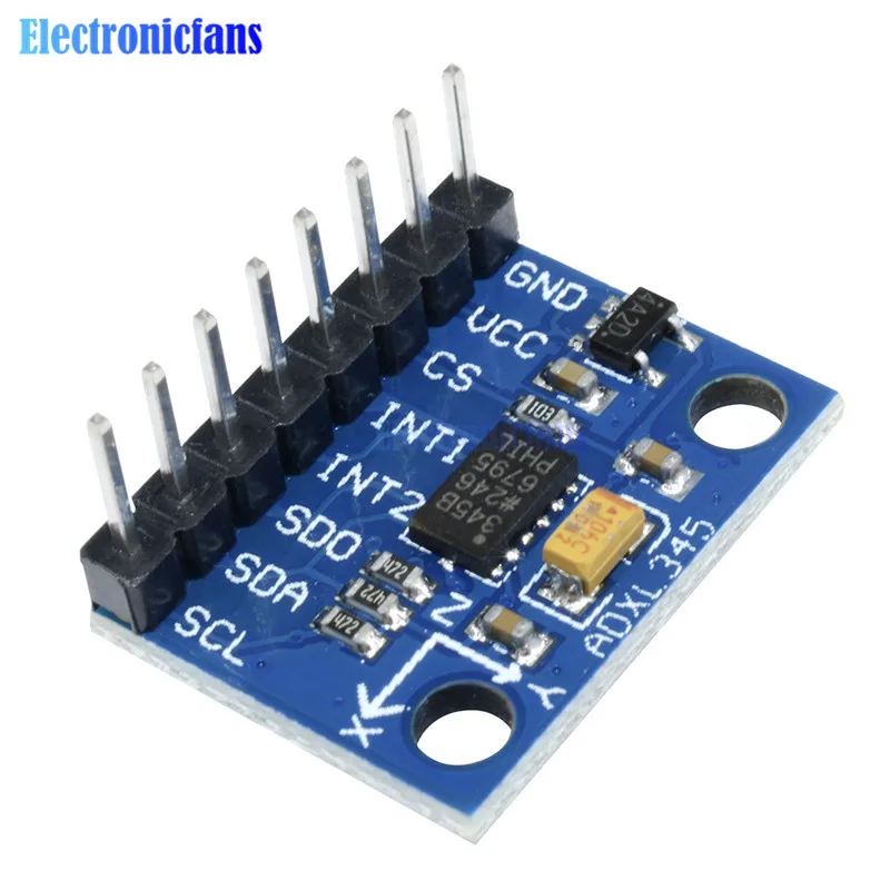 GY 291 ADXL345 3 осевой цифровой датчик гравитации модуль ускорения наклона для Arduino|sensor