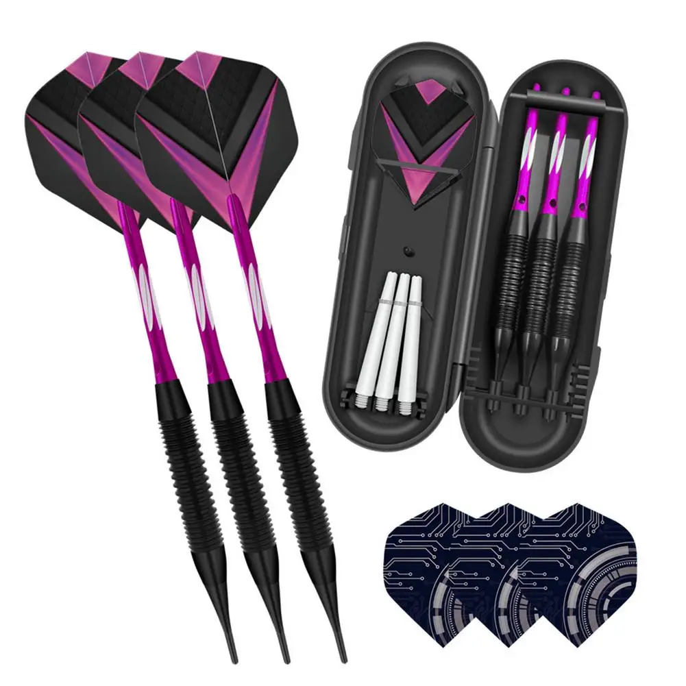 

3PCS Soft Tip Darts Set Soft Safe Dart For Electronic Dart Board Electronic Darts Board Office Home Entertainment Soft Darts