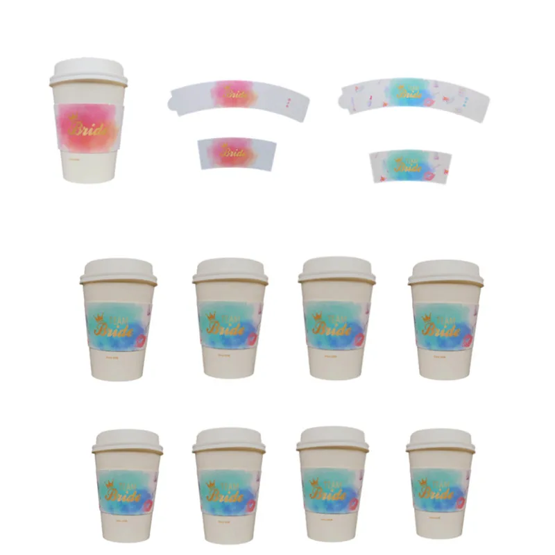 10 шт./компл. набор свадебных чашек для невесты свадебные украшения девичник