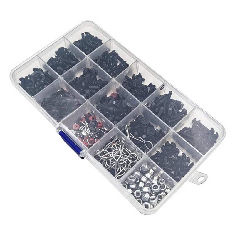 

500Pcs Screws Box Set RC Car Parts For 1/10 HSP Traxxas Trx4 Tamiya HPI Kyosho D90 SCX10 Remote Control Car Accessories' Killer