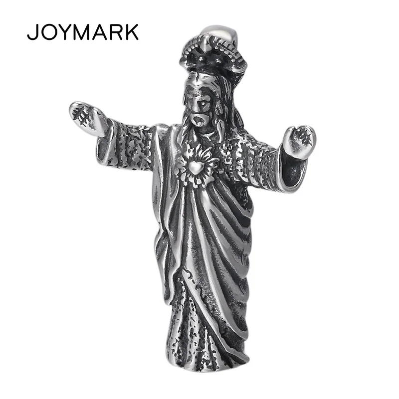 Ожерелье из тайского серебра 925 пробы с подвеской в виде Иисуса для мужчин и