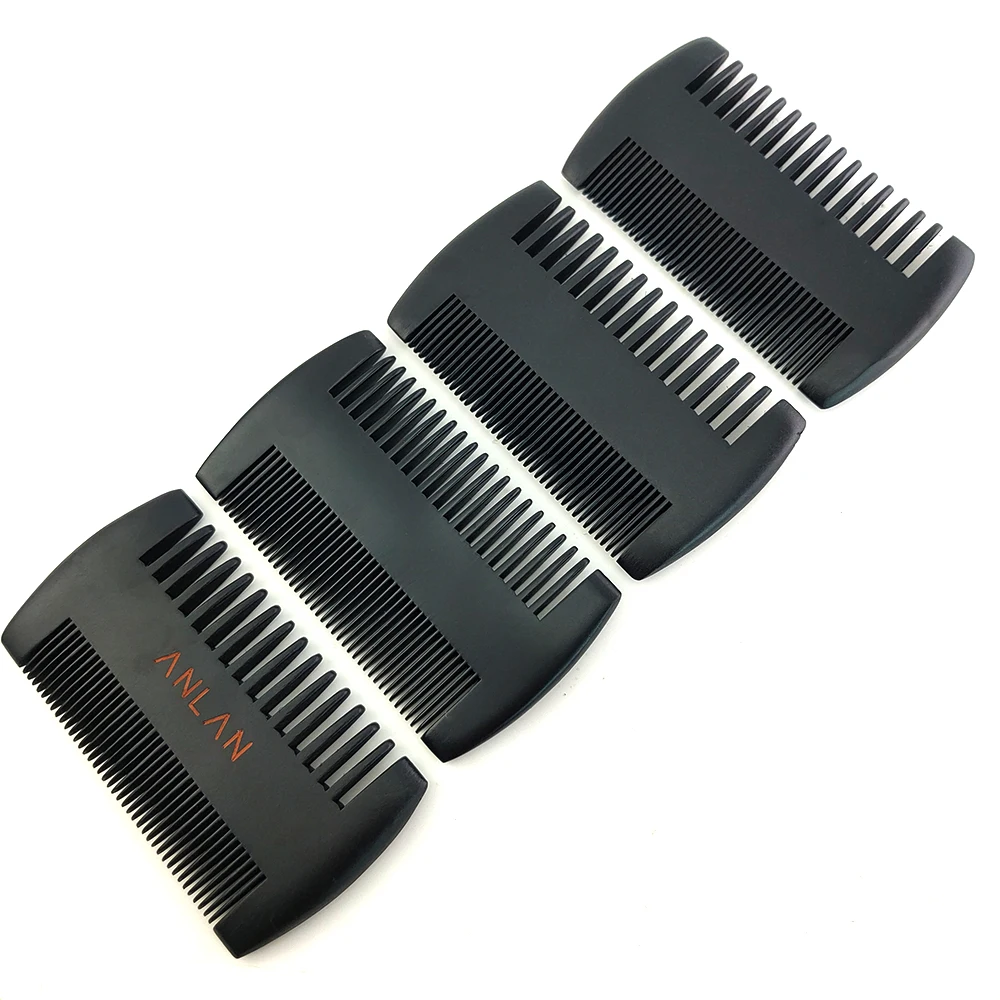 Самоцветами и крупнозернистая черный расчески для бороды деревянная расческа