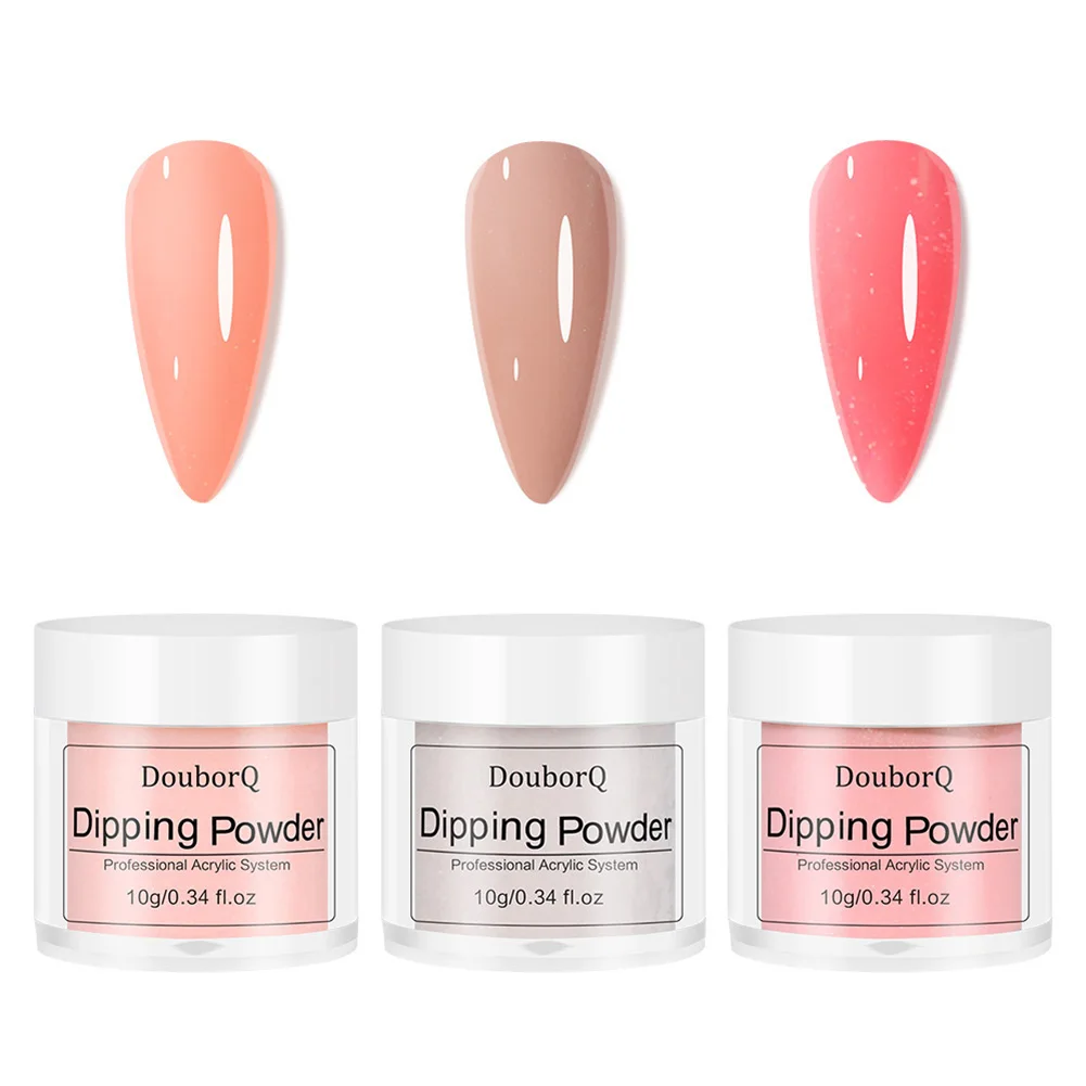 

Nail Dip Powder Set French Nail Manicure Tool with Base Coat Activator Nail Art Kit for Beginners Nail Salon New