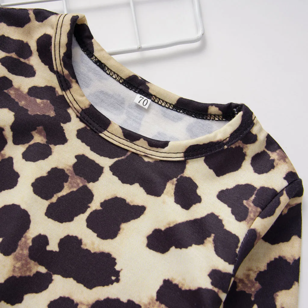 Одежда для маленьких девочек одежда малышей с длинными рукавами и круглым