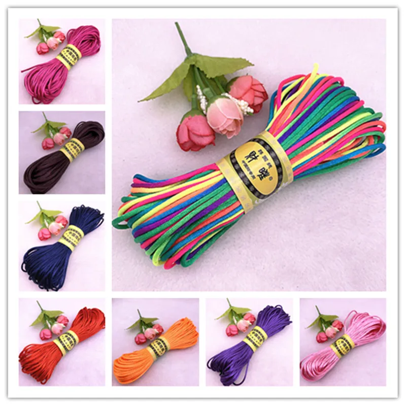 Шнур с узлом в китайском стиле диаметром 2 5 мм шнур из шелка и сатина нейлоновый