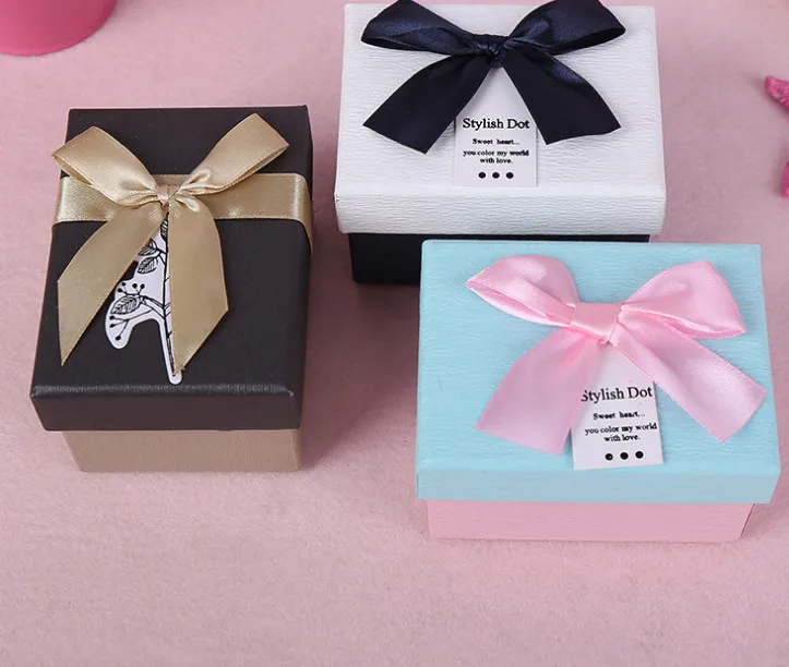 OEM логотип на заказ серьги ожерелье браслет коробки для упаковки ювелирных