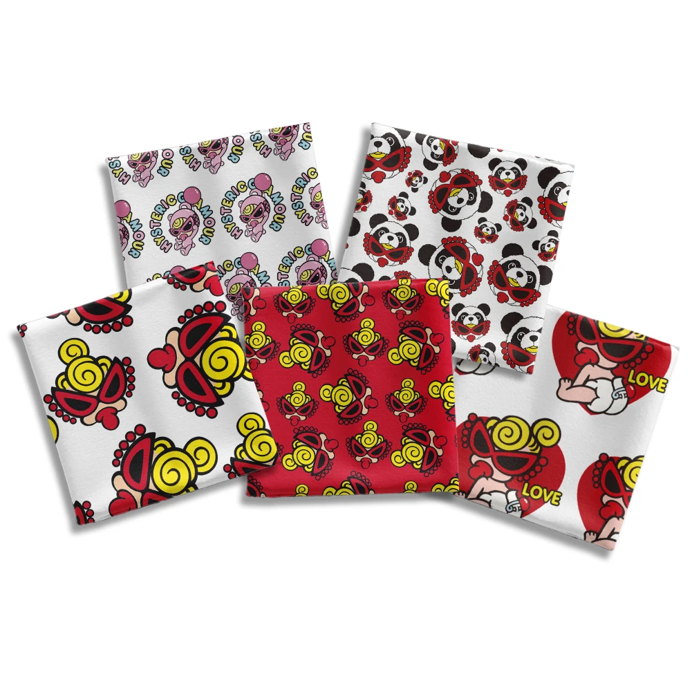 Микроволокно для персиковой кожи ткань печать любимых детских брендов японских