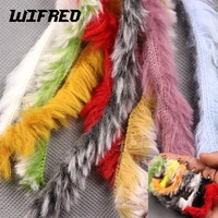 wifreo 2mpack faux bunny rabbit strip for zonker fly trout salmon twitching jig tying material