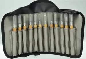 Стальное долото для резьбы по дереву Fixmee 12 шт.лот SK2, набор ручных инструментов для резьбы по дереву