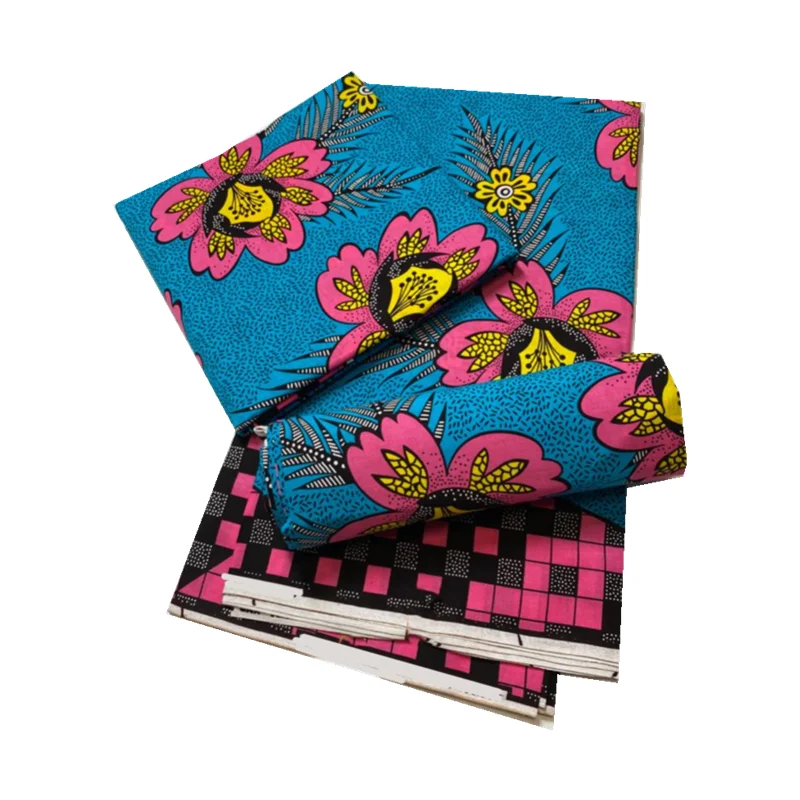 

Африканский настоящий воск 100% хлопок PrintFabric 2021 высокого качества в африканском стиле Анкара ткани модные набедренной повязки Воск Принт 6 я...