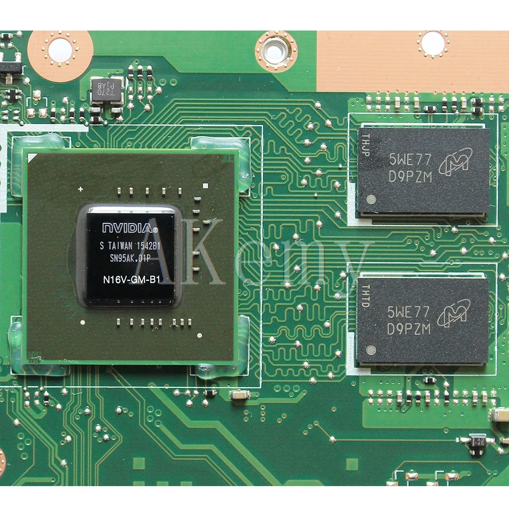 Материнская плата Akemy EDP X555LB для For Asus X555LJ X555LF X555LD X555L Loptop материнская mainboard I7-5500/4G RAM
