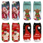 Рождественские хлопковые носки, 1 пара, Рождественский Декор для дома, рождественские подарки, Рождественское украшение, Рождественский новый год 2021