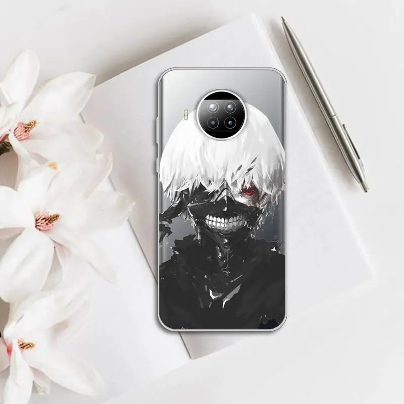 

Anime Tokyo Ghouls terror horror Phone Cases Transparent for Xiaomi mi Redmi note 10 t 8 9 pro lite 11 Samsung S 8 9 10 20