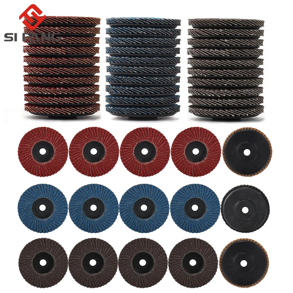 3 Inch 75mm Flap Discs Sanding Discs Grinding Wheels Blades Wood Cutting For Angle Grinder Abrasive Tools images - 6