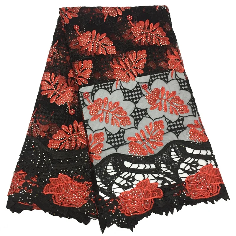 

New Design African Lace Fabric 2020 High Quality Lace African cord Lace Nigerian Lace Fabrics for Dress