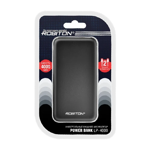 Внешний аккумулятор Robiton Power Bank LP-4000 L 4000mAh 14880 | Внешние аккумуляторы