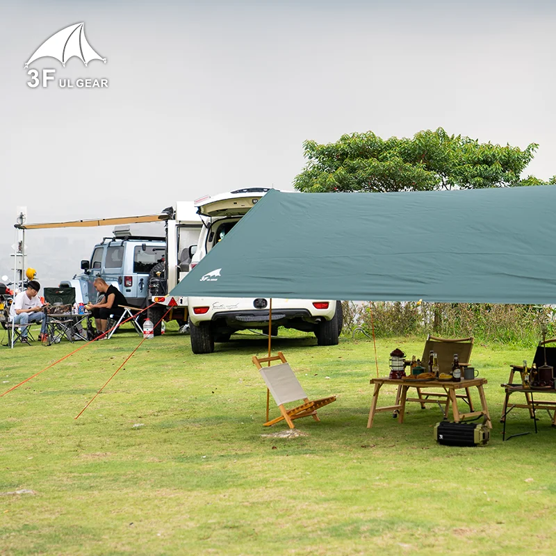 3F UL gear 4x3M серебряное покрытие flylist Водонепроницаемый солнцезащитный тент 210T