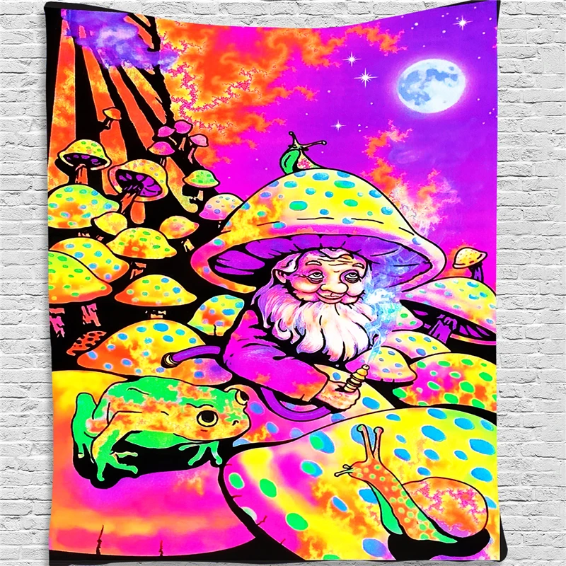 Креативный причудливый настенный гобелен в скандинавском стиле с причудливым