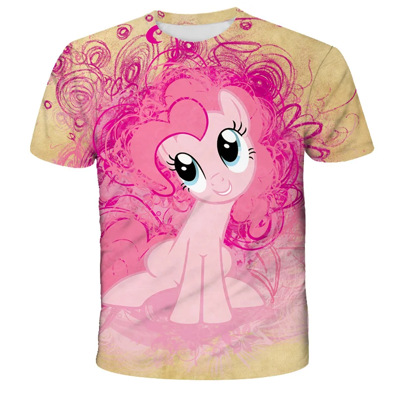 

3D Baby kids unicorn t-shirt My Little Baby Cute for girl pony Girls Clothes Children boy T shirt Summer Short sleeve Costumes