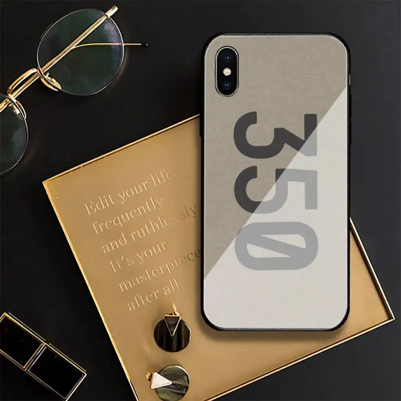 

Sneakers 350 Shoe Box Phone Case For IPhone 12 Mini 11 Pro XS Max X XR 6 7 8 Plus SE2020 Tempered Glass Cove Fundas