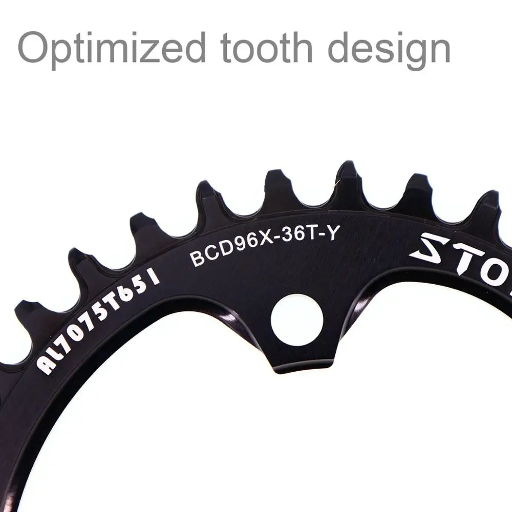 Камень 96 BCD круглая цепь для Shimano M7000 m8000 m9000 30t 32t 34t 36 38 40 44 46 48T MTB велосипед Звездочка зуб пластина 96bcd