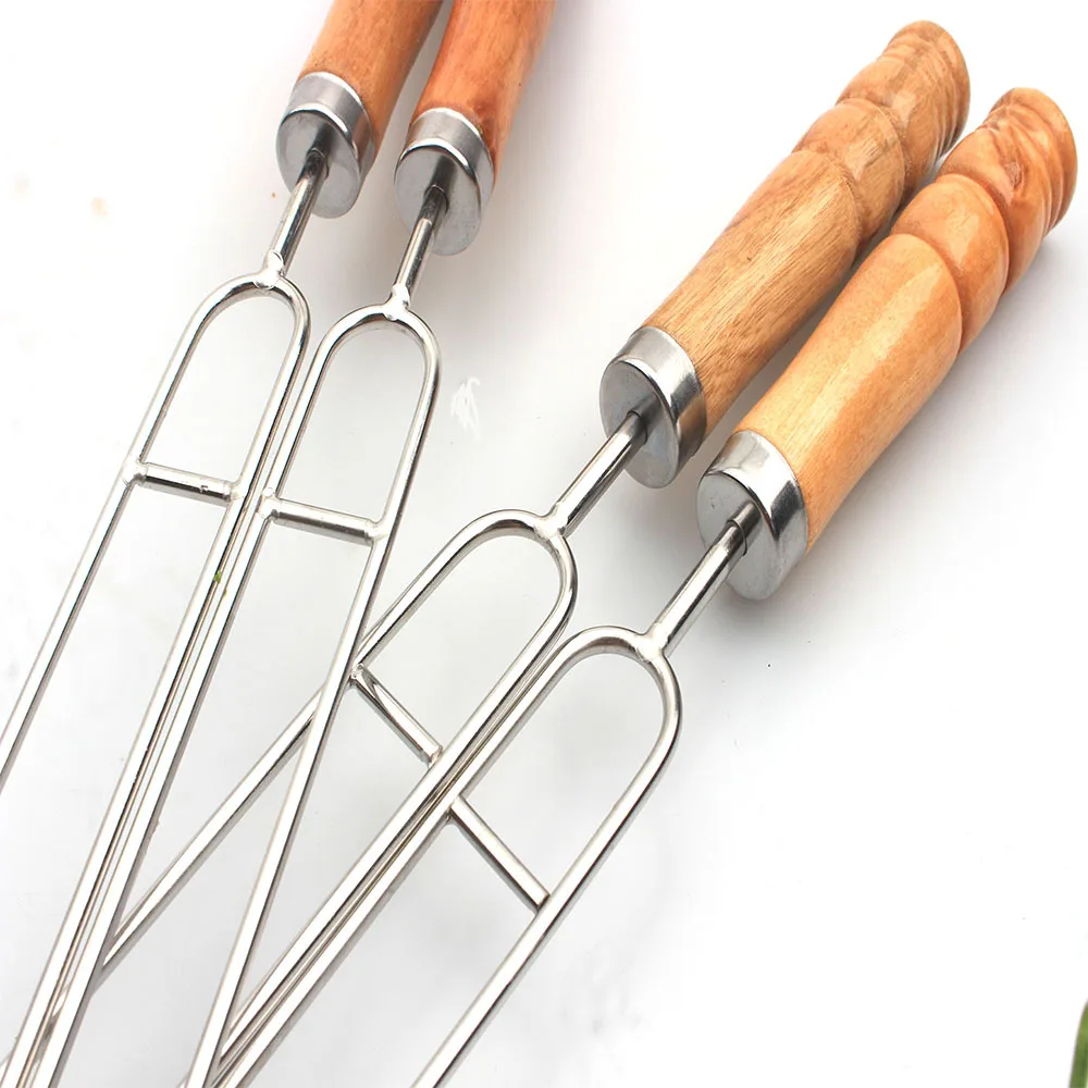 4 шт. Деревянные Шпажки для барбекю 42 см 16 5 дюйма | Дом и сад