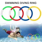 4 шт.компл. кольца для плавания и дайвинга, для подводного бассейна, Детские кольца, тонущие P2u9