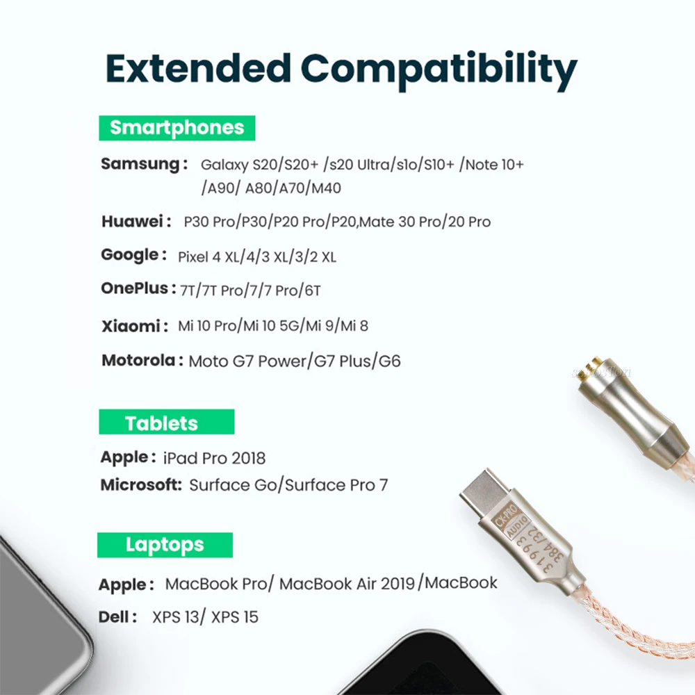 Усилитель для наушников CX31993 с USB Type-C на аудиоинтерфейс 3 5 мм Hi-Fi DAC усилитель звука