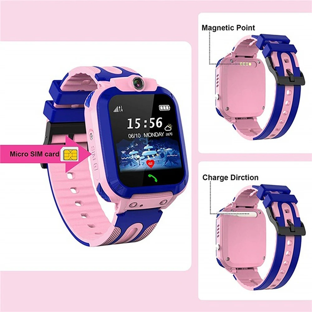 Children Anti-lost IP67 Voice Chat Smart Watch Waterproof Positioning Bracelet GPS Tracker Birthday Gift for Kids | Электроника