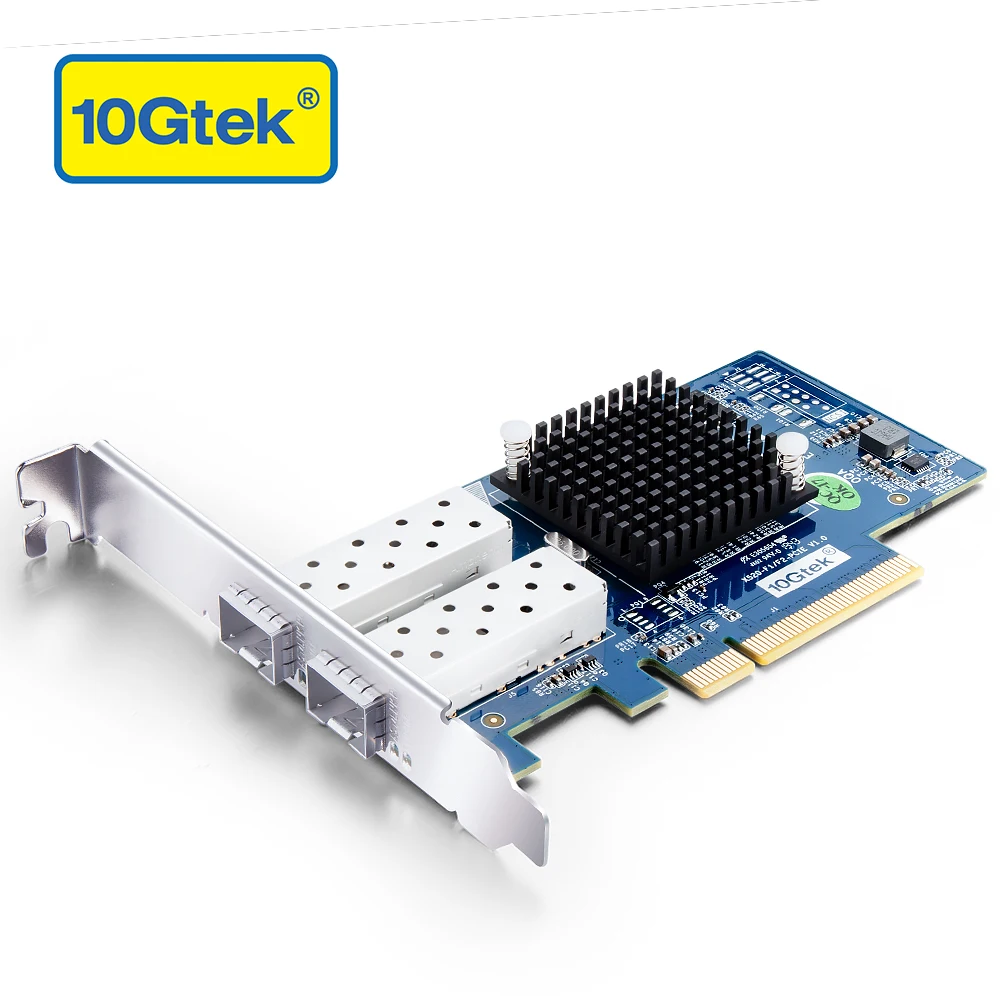 

10Gb PCI-E NIC Network Card, Dual SFP+ Port, PCI Express Ethernet LAN Adapter Support Windows Server, Compare to Intel X520-DA2