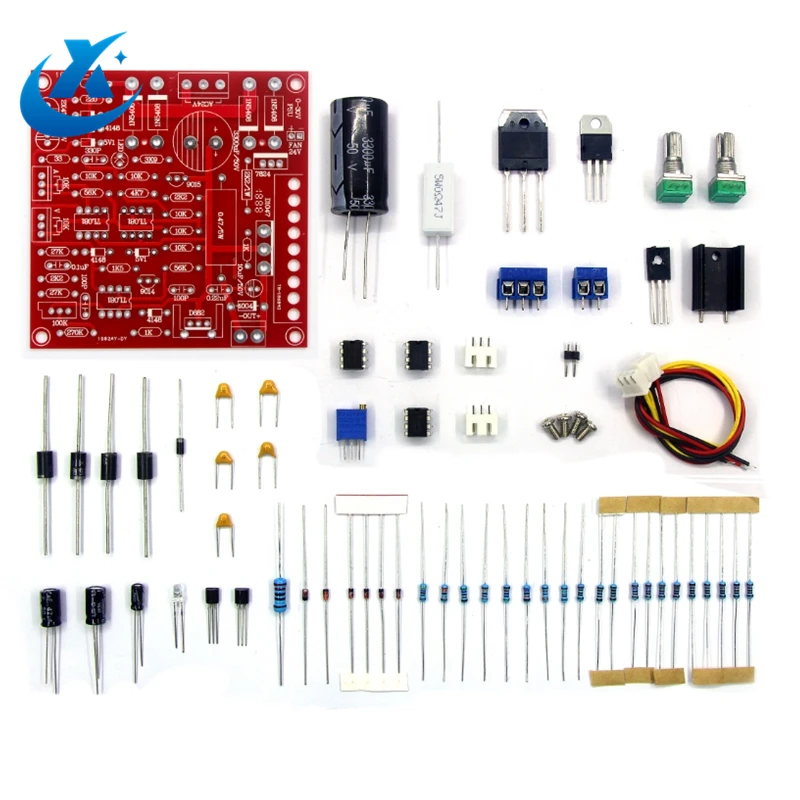 0 30 в 2mA 3A DC Регулируемый источник питания DIY Kit непрерывный регулируемый ток