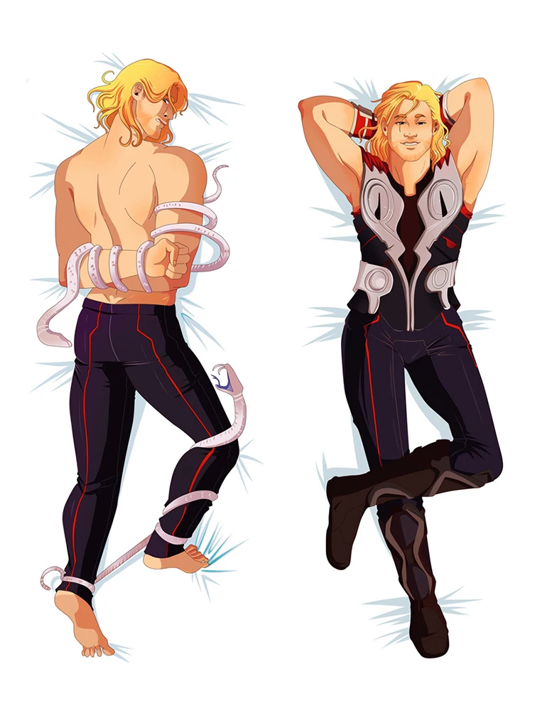

Superhero Thor Odinson Pillow Case Cosplay Dakimakura Cartoon Kawaii Prop Men Women Costume Accessories