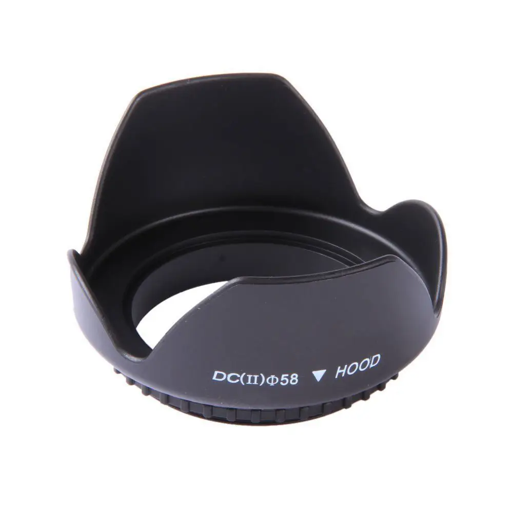 58 мм UV CPL FLD фильтр комплект + крышка бленды для Canon Rebel T6i T5i T4i T3i 18-55 | Электроника