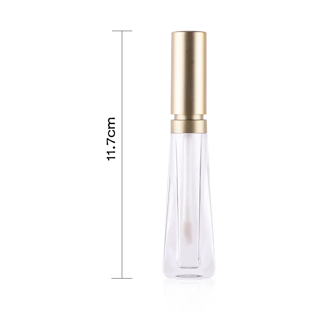 

11ML Empty Clear Lip Gloss Tube Lips Balm Bottle Brush Container Beauty Tool Mini Refillable Bottles Lipgloss Tubes 1pc