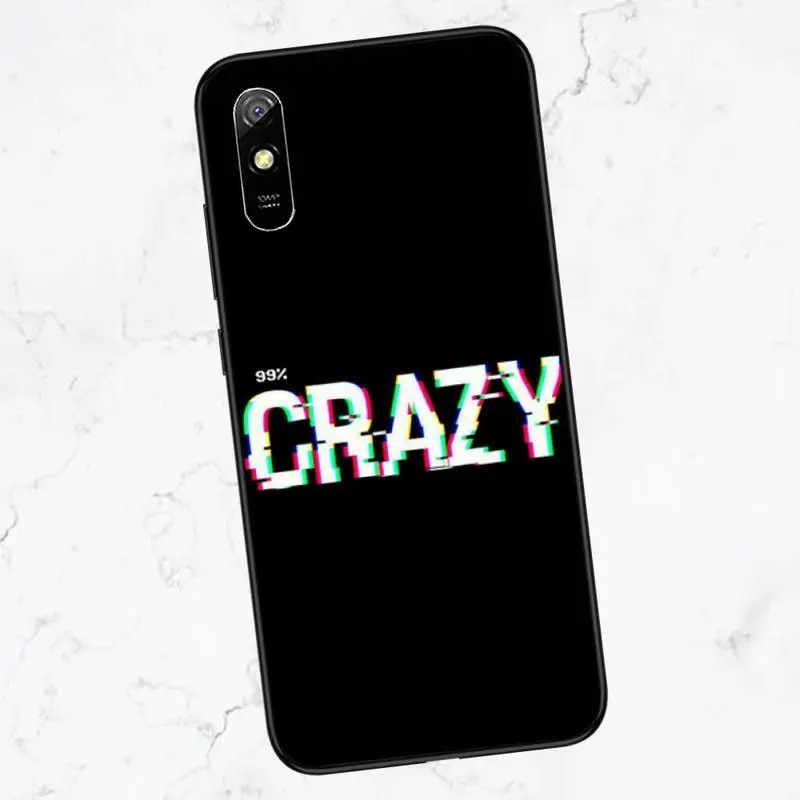 

Glitch no signal text pattern Phone Case For Xiaomi Redmi Note 4 4x 5 6 7 8 pro S2 PLUS 6A PRO