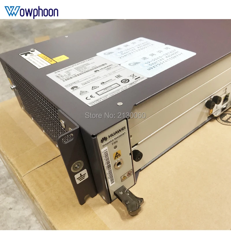 Huawei MA5608T GPON OLT с 1* MCUD 1G+ 1* MPWC DC плата питания, MA5608T Оптический линейный терминал