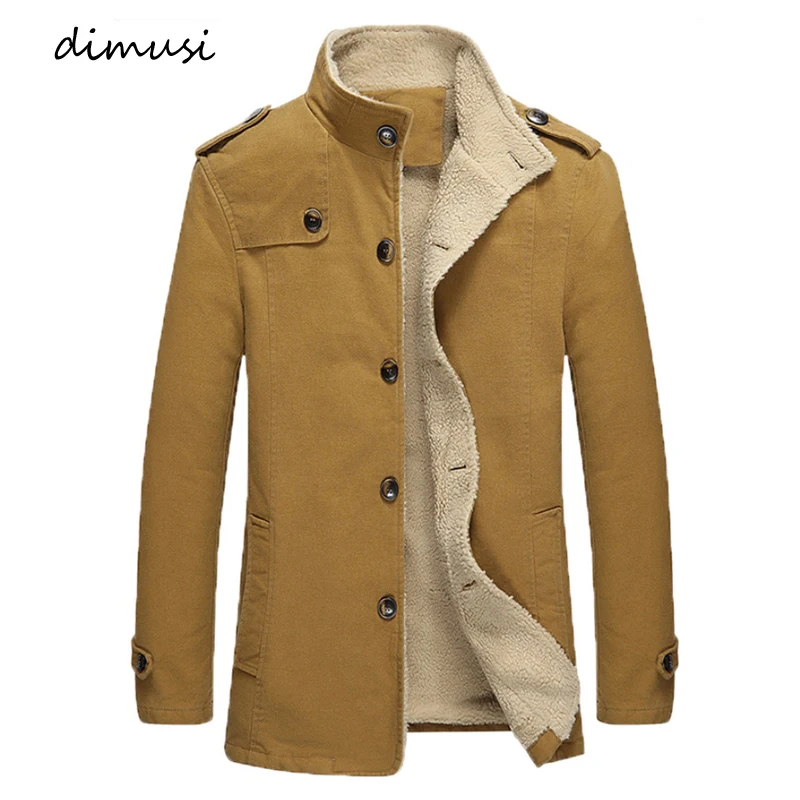 DIMUSI мужская зимняя куртка бомбер Повседневная Флисовая теплая ветровка верхняя