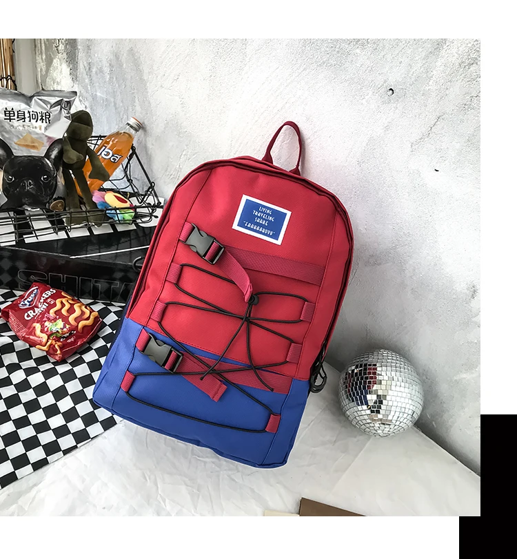 

PB4003 Harajuku ulzzang male large-capacity backpack junior high school student high school student backpack female
