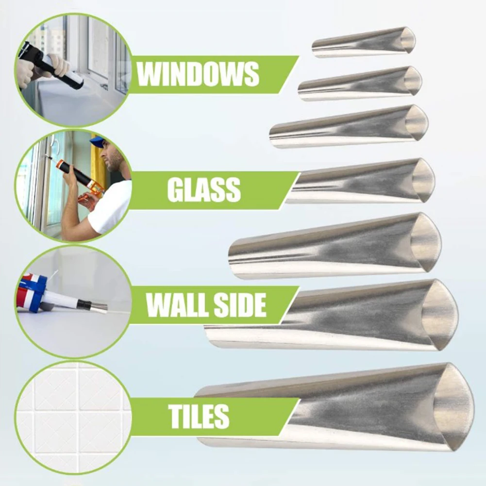

Brush Glue mouth Soft Tape 25x 25* Stainless Steel Glue Mouth Caulking