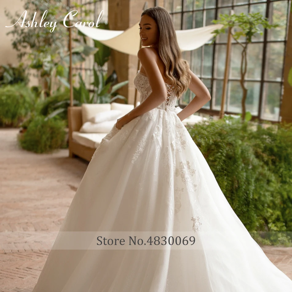 Свадебное платье трапециевидной формы Ashley Carol 2021 Vestido De Noiva сексуальное свадебное