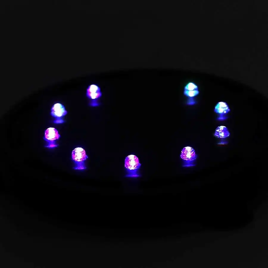 Красочный Светодиодный подводный светильник для аквариума Водонепроницаемый