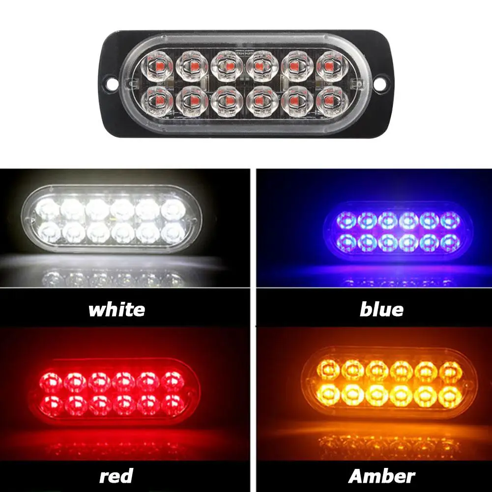 

12V 12 Вт Светодиодный светильник Водонепроницаемый автомобильный Боковой габаритный фонарь индикаторной лампочкой, прочный и надежный Сейф...