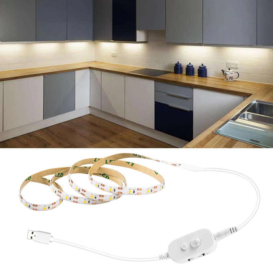 Светодиодная лампа с пассивным ИК датчиком движения USB 5 В 1/2/3 м | Лампы и освещение