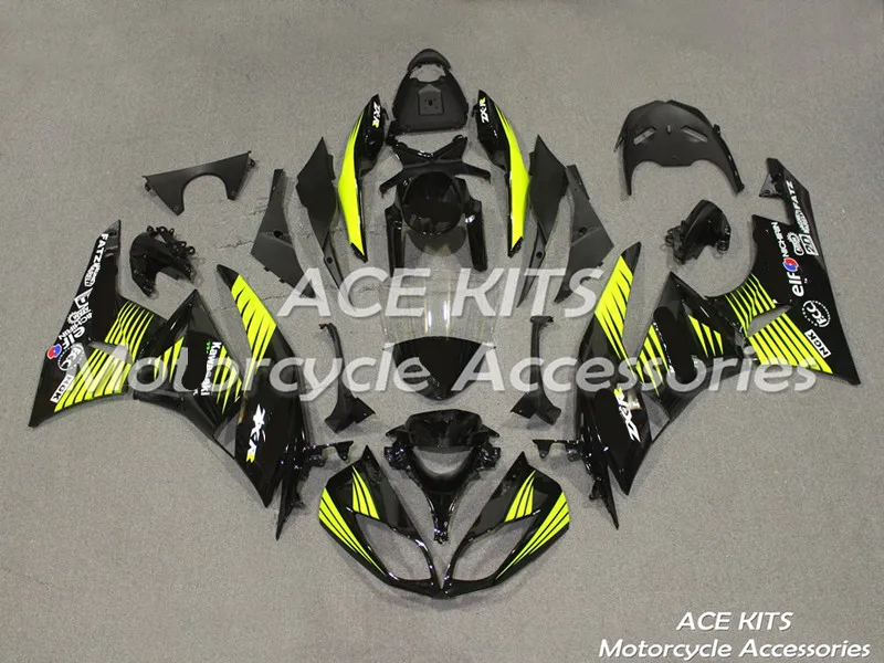 

Новый ABS мотоцикл обтекатель подходит для kawasaki Ninja ZX6R 636 2009 2010 2011 2012 кузова литья под давлением ACEKITS магазин No.2534