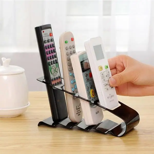 4 frame remote control storage mobile phone holder stand home office organizer case tvdvdvcr organizer desktop bracket free global shipping