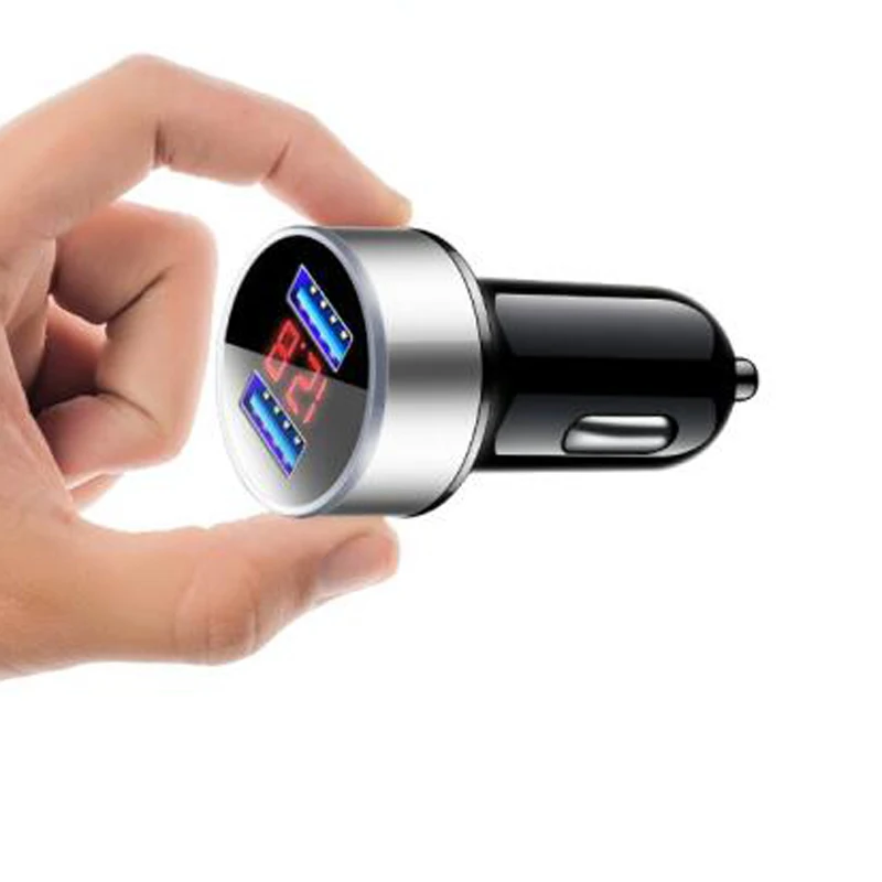 

Dual USB car charger 3.0 fast charging cigarette lighter LED display for Mini Cooper R50 R52 R53 R55 R56/Porsche Cayenne