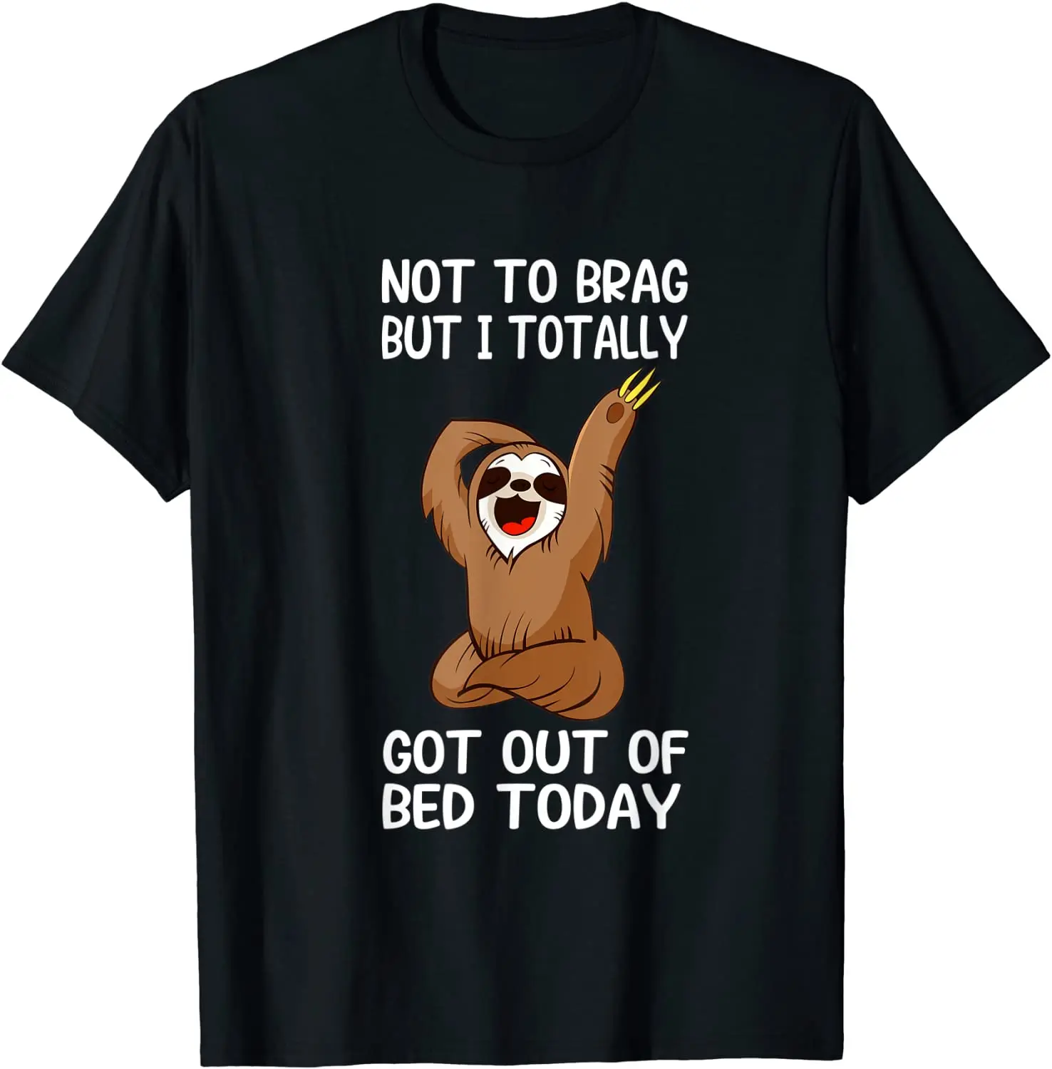 

Funny Sloth - Totally Got Out of Bed Today T-Shirt Men's T-shirt