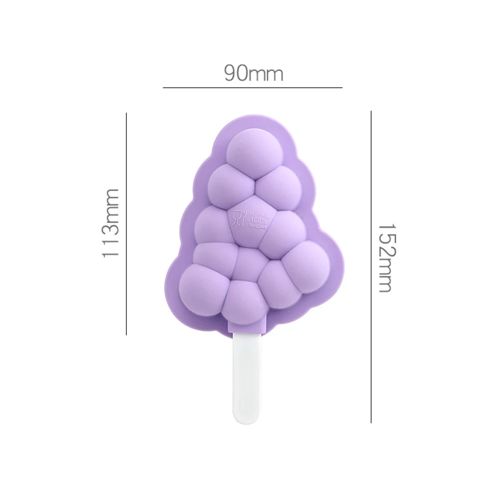 

Silicone Ice Cream Mold Reusable Popsicle Molds DIY Homemade Cute Ice Cube Tray Popsicle Barrel Diy Mold Dessert Ice Cream Mold